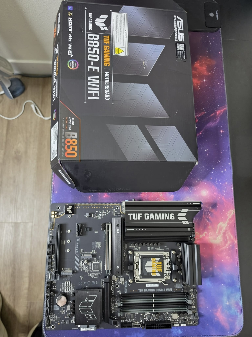 ASUS TUF Gaming B850-E WiFi AM5 DDR5 ATX Motherboard PCIe 5.0